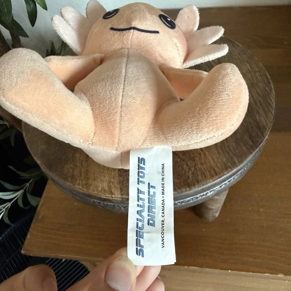 Axolotl Plush Salmon Pink Salamander Stuffed Animal Toy Ideal Toy Direct Cute 8